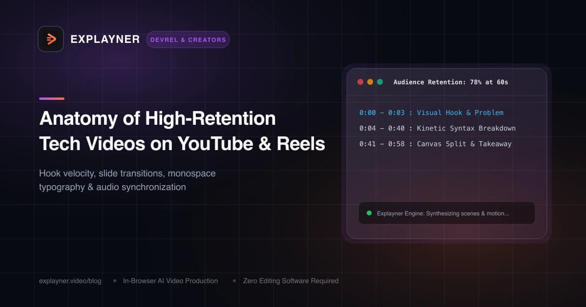 The Anatomy of a High-Retention Tech Video on YouTube and TikTok