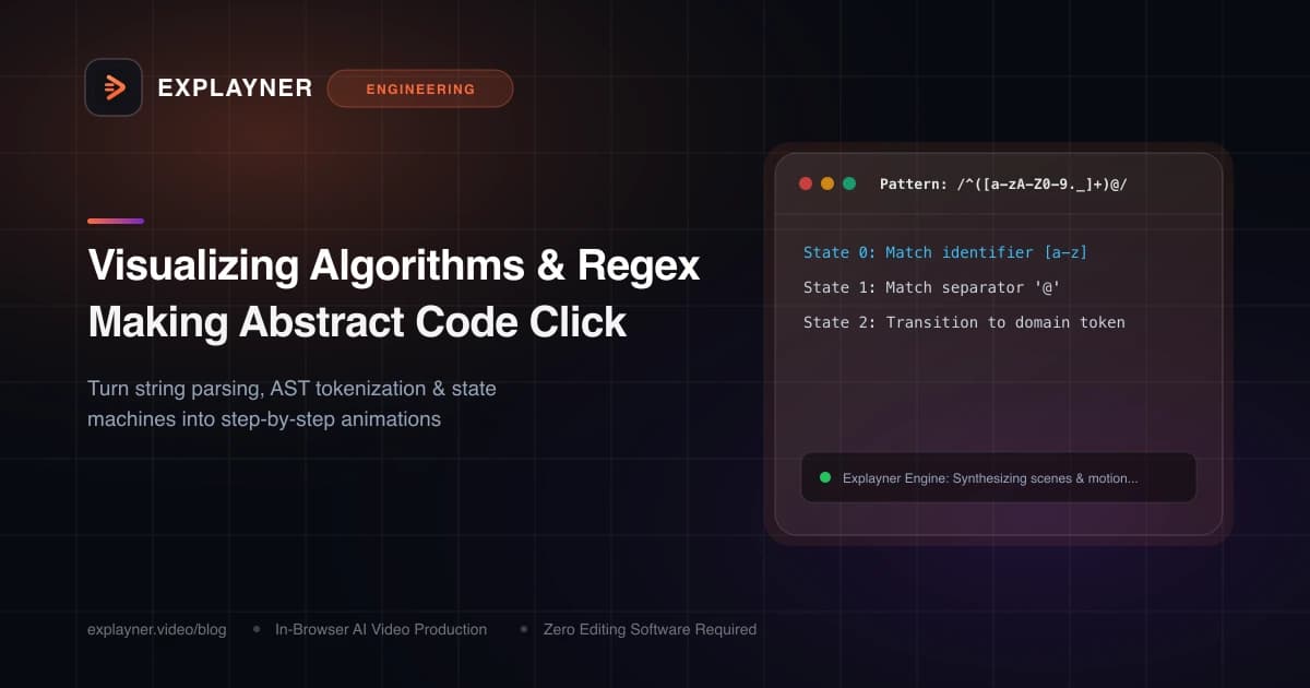 Visualizing Algorithms and Regex to Make Abstract Code Click